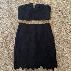 Tobi black matching set